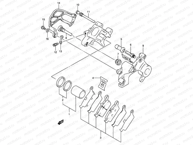37 - REAR CALIPER
