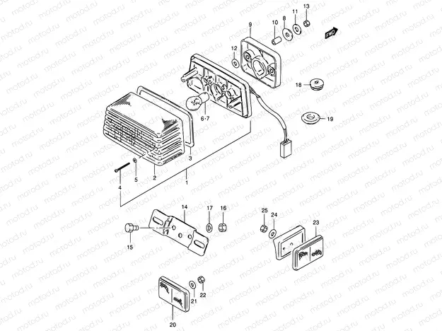 37 - REAR COMBINATION LAMP
