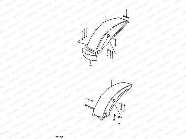 37 - REAR FENDER