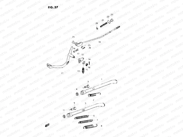 37 - STAND - REAR BRAKE