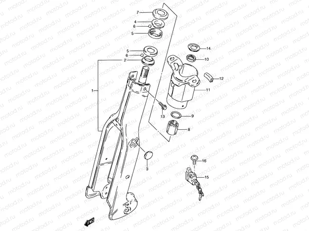 37A - FRONT FORK (MODEL T)