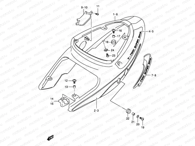 37C - FRAME COVER (MODEL K1)