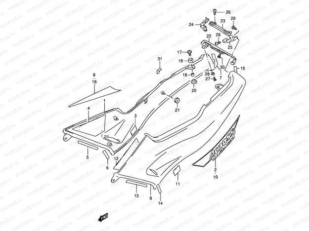 37C - FRAME COVER (MODEL V)