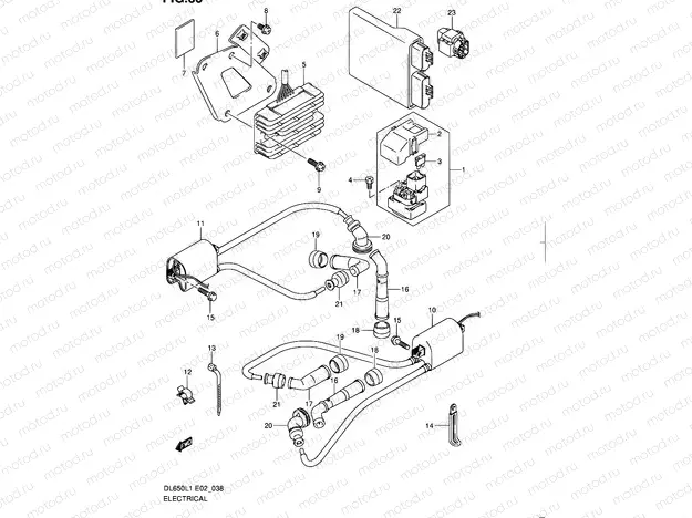 38 - ELECTRICAL (DL650AL1 E02)