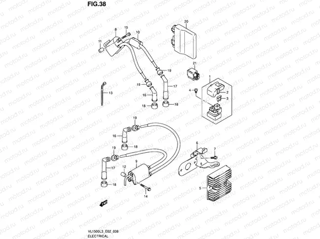 38 - ELECTRICAL (VL1500L3 E02)