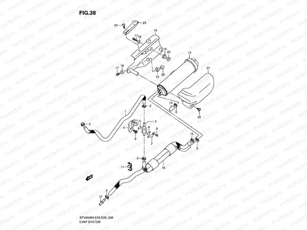 38 - EVAP SYSTEM (E33)