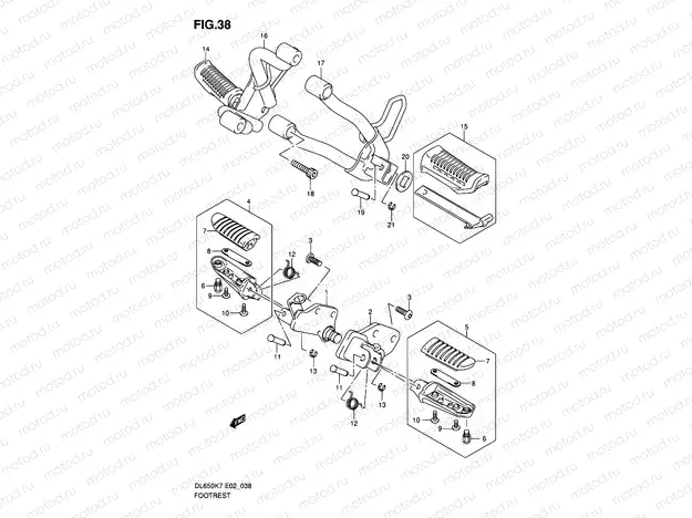 38 - FOOTREST