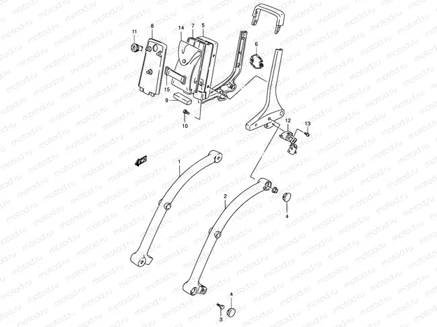 38 - FRAME HANDLE GRIP (MODEL K4)