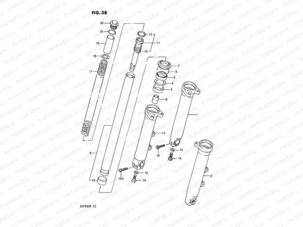 38 - FRONT DAMPER