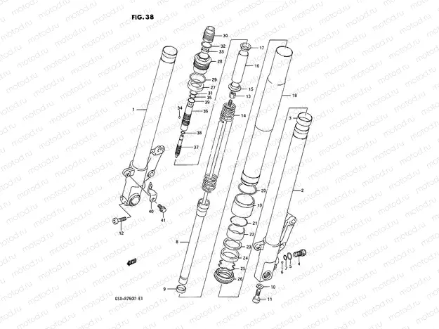 38 - FRONT DAMPER