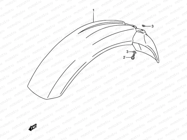 38 - FRONT FENDER