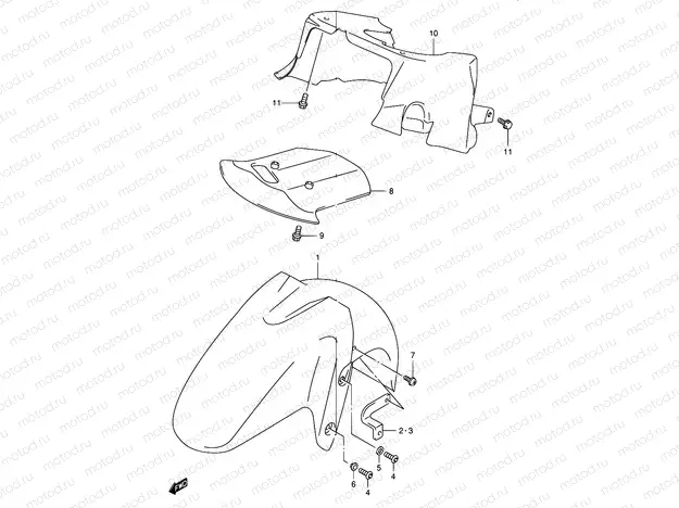 38 - FRONT FENDER