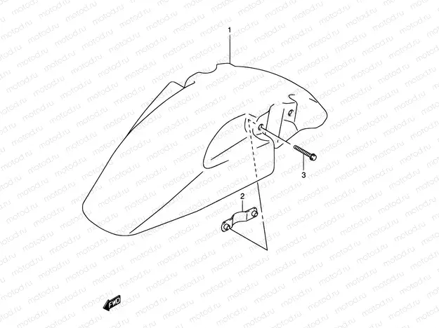 38 - FRONT FENDER