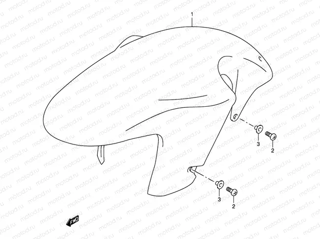 38 - FRONT FENDER