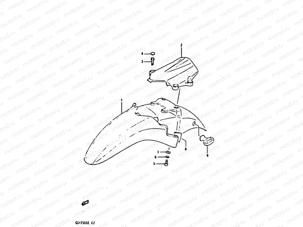 38 - FRONT FENDER