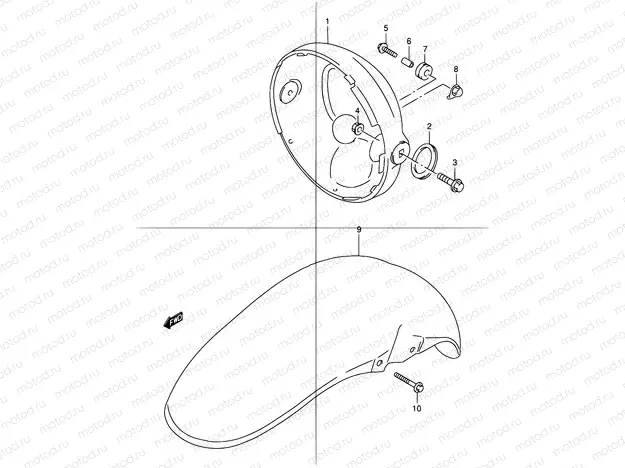 38 - FRONT FENDER