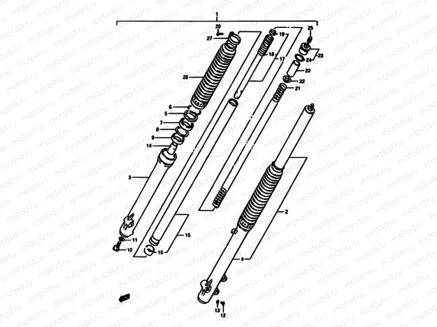 38 - FRONT FORK