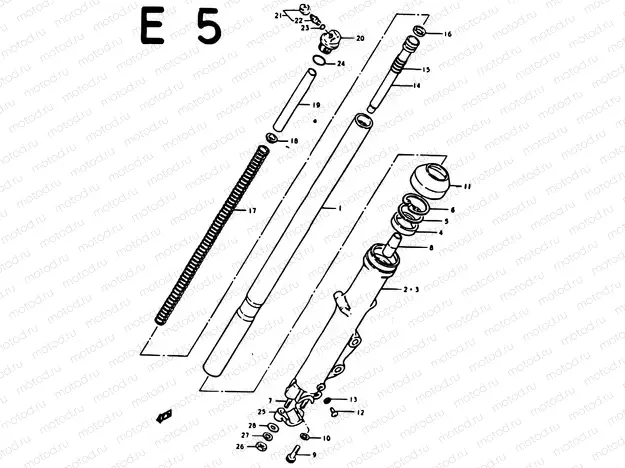 38 - FRONT FORK