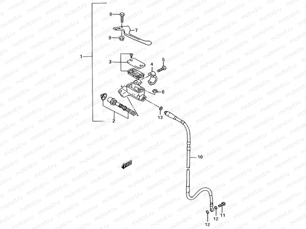 38 - FRONT MASTER CYLINDER