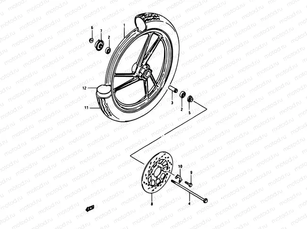 38 - FRONT WHEEL