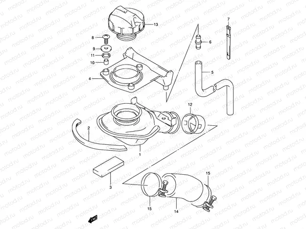 38 - FUEL INLET