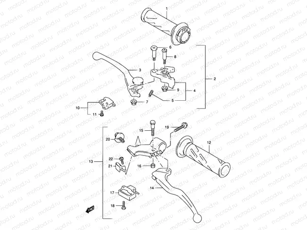 38 - HANDLE LEVER