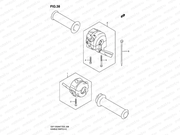 38 - HANDLE SWITCH