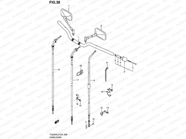 38 - HANDLEBAR