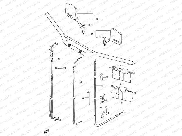 38 - HANDLEBAR