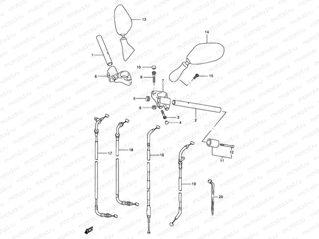 38 - HANDLEBAR