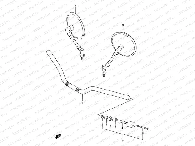 38 - HANDLEBAR