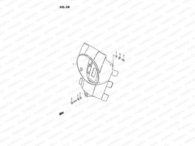38 - HEADLAMP HOUSING