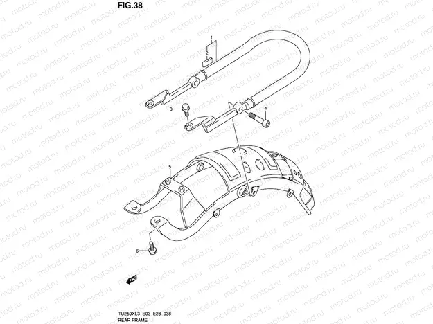 38 - REAR FRAME