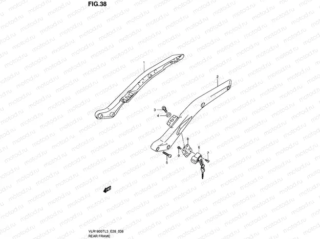 38 - REAR FRAME