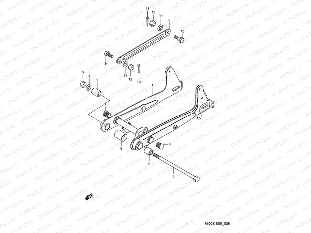 38 - REAR SWINGING ARM