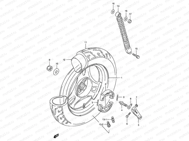 38 - REAR WHEEL