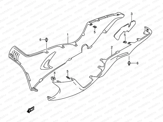 38 - SIDE LEG SHIELD (MODEL K3)