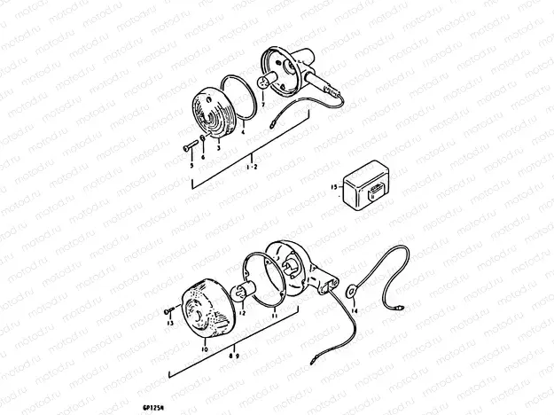 38 - TURN SIGNAL LAMP (E04)