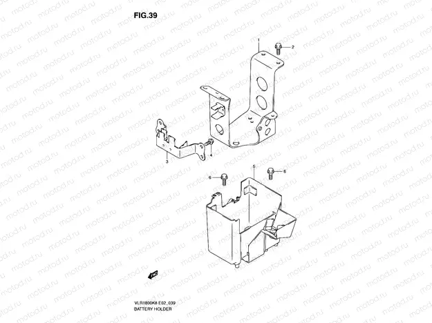 39 - BATTERY HOLDER