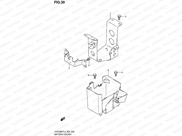 39 - BATTERY HOLDER
