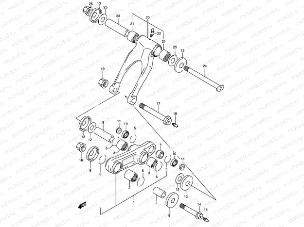 39 - CUSHION LEVER (MODEL K/L)