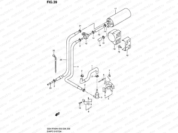 39 - EVAPO SYSTEM (E33)