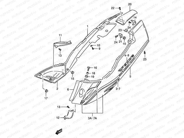 39 - FRAME COVER (MODEL R/S)