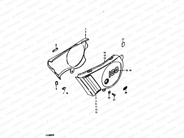 39 - FRAME COVER (TS100ERT)