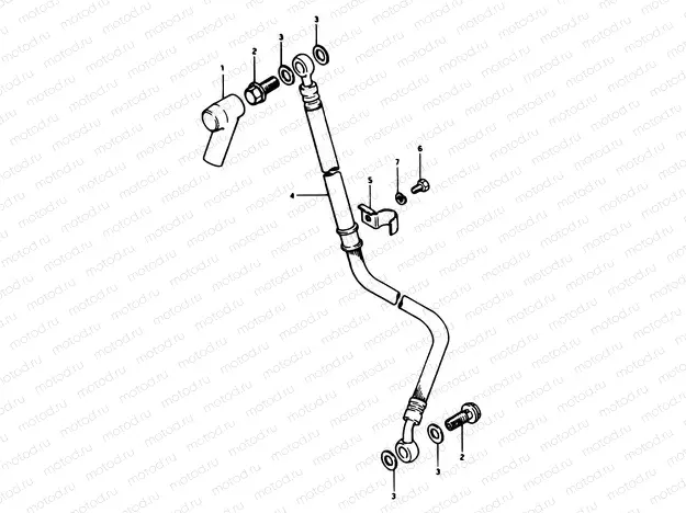 39 - FRONT BRAKE HOSE