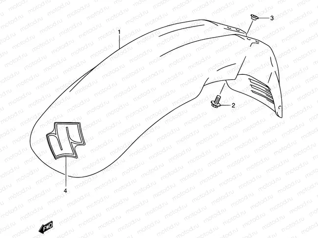 39 - FRONT FENDER