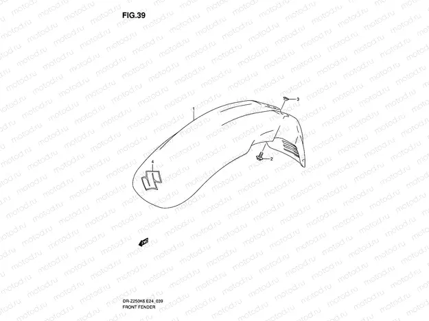 39 - FRONT FENDER