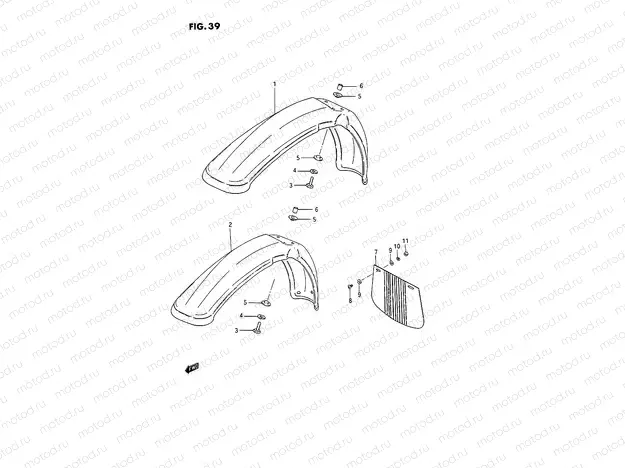 39 - FRONT FENDER