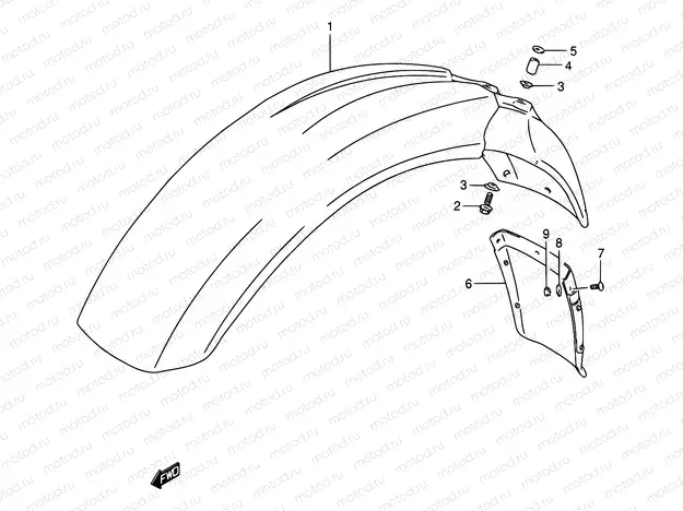 39 - FRONT FENDER