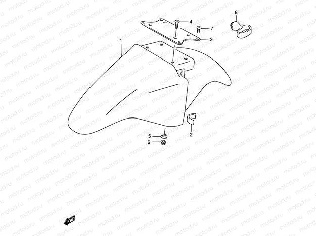 39 - FRONT FENDER